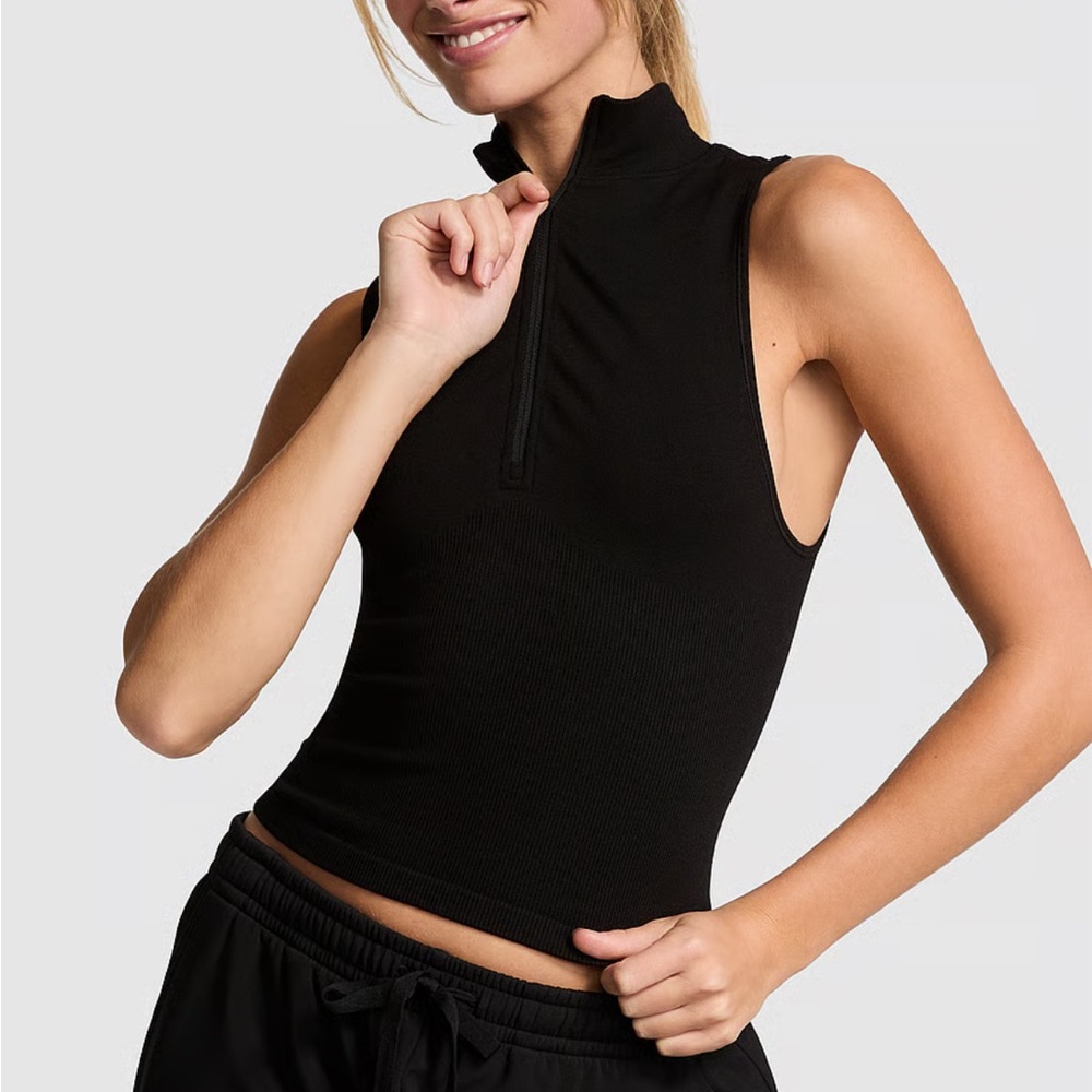PINK Victoria's Secret Black Tank Top